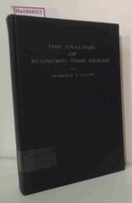 The Analysis of Economic Time Series. Davis, Harold T.: