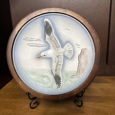 Sea Gull Plate Framed Hand