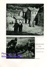 Polnisches Ghetto & Der Dieb Druck 1929 Otto Quante * Minden † Naumburg Judaika