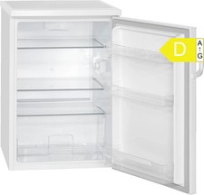 Bomann VS 2195.1 Kühlschrank 133L weiß LED leise Abtauautomatik 85cm