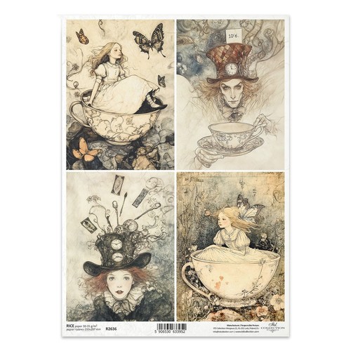Reispapier decoupage - decoupage,