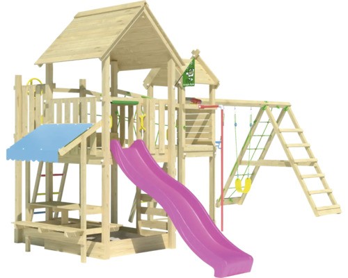 Doppelschaukel spielhaus mit - spielhaus,