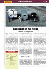 Deutsche Kfz-Kennzeichen realisieren / Bauanleitung