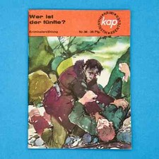 KAP DDR Krimiheft Nr. 36 Wer