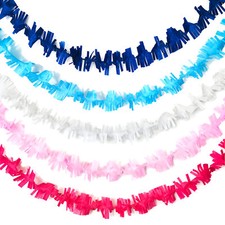 2x Papier Girlande Hänge Deko Geburtstag Hochzeit Jubiläum Motto Party - wählbar