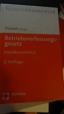 Betriebsverfassungsgesetz: Handkommentar von Franz Josef Düwell