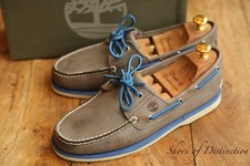 Timberland Grey Leather Boat