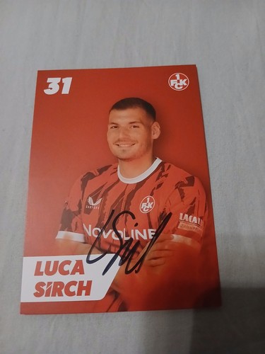 Signierte luca sirch - luca, 1.fc