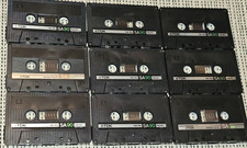 9x TDK SA-90  *UNBESCHRIFTET* alte Version MC Tape
