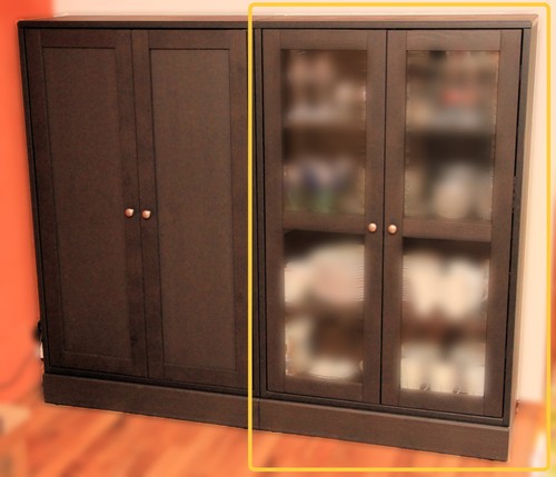 Massive ikea havsta vitrine - havsta, m