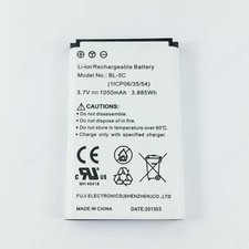 UK Li-Ion BL-5C Akku 3,7V für