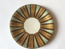 Oscar Schaller Teller Goldrand Gold Verziehrung sehr alt Art Deco 