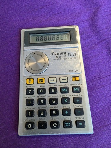 Canon taschenrechner karte - taschenrechner,
