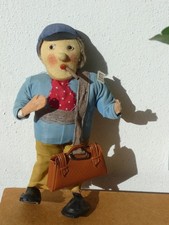 Werbefigur BEROLINA Werbung DDR 60er Jahre - Kofferträger Ostberlin Figur Puppe