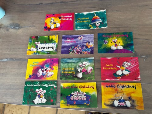 11x diddl einladungskarten - 11x,