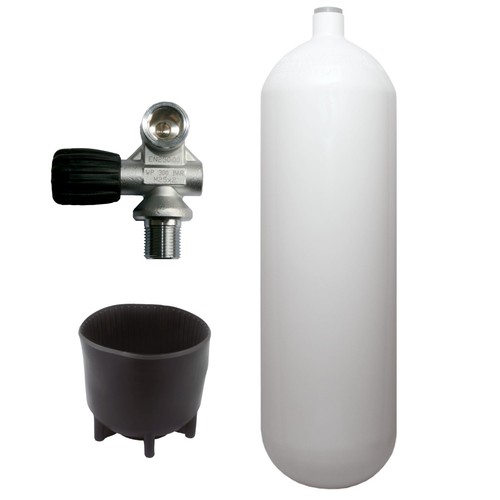 Stahlflasche 10l konvex - sf-1:,