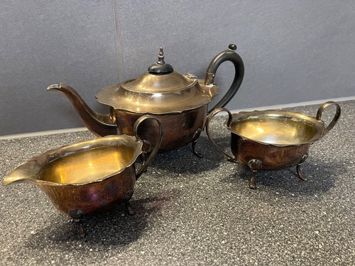 Altes teiliges teeservice - altes, 3-teiliges