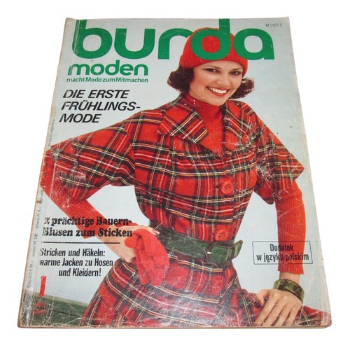 Burda moden 1975 vintage - burda,