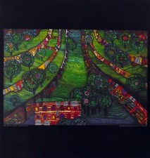 Hundertwasser grüne stadt - hundertwasser,,