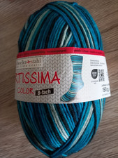 Schoeller + Stahl Fortissima Color Sockenwolle Kaminfeuer blau 8-fach 150 g