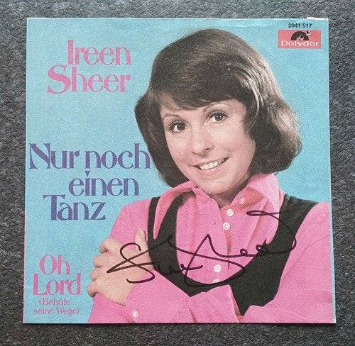 A301 ireen sheer - autogramm, auf