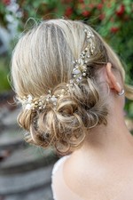 Brautschmuck für Haare, Gold