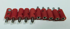 10 Stecker ROT z.B. für Märklin H0 Modellbahn oder N, TT etc.