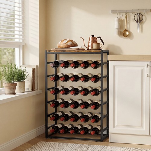 Homcom weinregal für - weinregal, 30