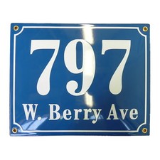 Hausnummer Hausnummernschild