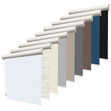 Verdunkelungsrollo Kassettenrollo Seitenzugrollo Thermo Rollo Kassette Weiß