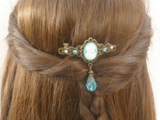 Kleine Haarspange mit Kamee