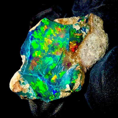 Fire opal rohopal äthiopisch - rohopal,