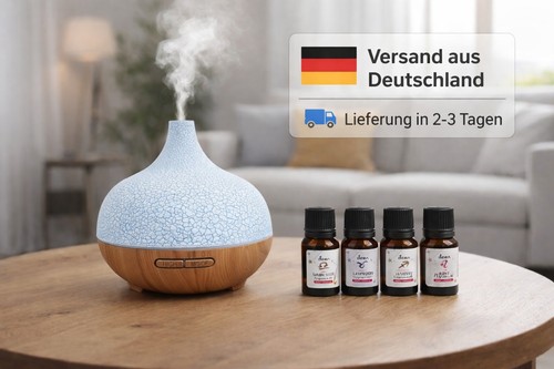 Diffuser set mit duftölen - diffuser,