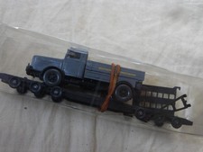 Wiking "Deutsche Bundesbahn" Büssing  Straßenroller Zugmaschine m. Anh. 1:87