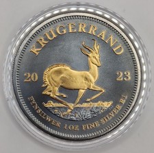 1 UNZE 999 SILBER - AFRIKA KRÜGERRAND / SPRINGBOCK - SILBERMÜNZE - SILBERBARREN 