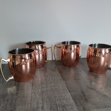 Kupferbecher 4er Set, Cocktailbecher? Teebecher?, Butlers, neuwertig