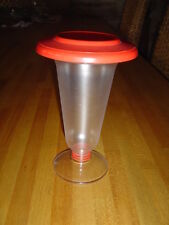 Tupperware Preludio Eisbecher mit Deckel 16 cm rot NEU