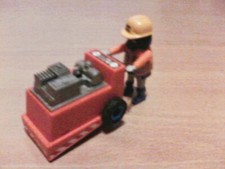 PLAYMOBIL – 4044 – FUGENSCHNEIDER - Straßenfräse – 2007 – ab 4 Jahre – Fräse  mi