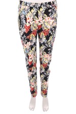 Ohne Label Hose Blumen Print D 38-40 multicolor