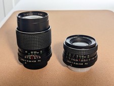 28mm f2.8 und 135mm f2.8 Revuenon Objektivpaket mit M42 Objektivgewinde