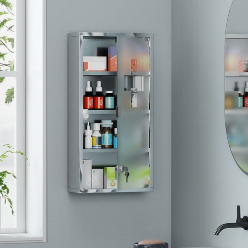 Edelstahl medizinschrank - edelstahl,