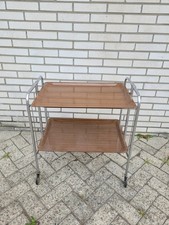 Schöner DINETT Teewagen braun zusammen Klappbar aus den 70 zigern Platzsparend