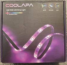 COOLAPA RGB LED Strip Light, 10m (2x5m), unbenutzt