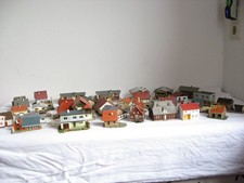 SM61* VOLLMER FALLER N Konvolut Häuser 35 Stück gebaut