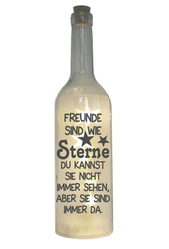 Led flasche mit - mit, freunde