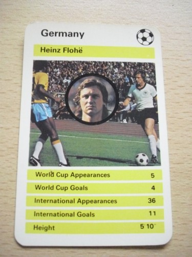 Fußball karte top - trumps, wm