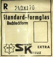 Formglas " R "  Standard Rechteck Sternkreuz (1 Stück freie Auswahl)