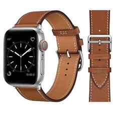 Lederarmband für Apple Watch Armband 38 mm - 49 mm Series 4 5 6 7 8 9 10 Ultra