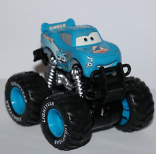 Disney Pixar Cars Monster Truck Dinoco 95 Lightning Friktionsmotor 1/55 Vitrine