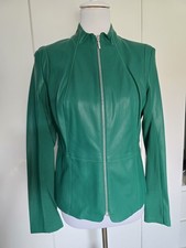 Lederjacke Orsay Grün Neu Mit